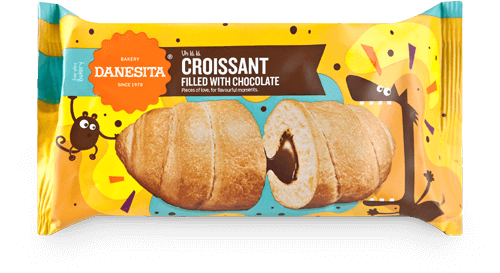 Croissant with Chocolate Filling — Image
